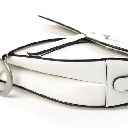 Christian Dior Smooth Calfskin Saddle Bag White 7 of 10