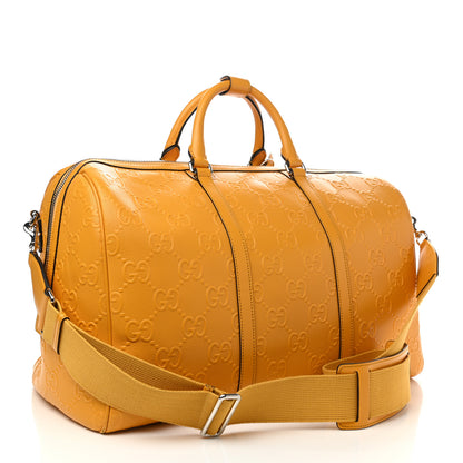 Gucci Calfskin GG Tennis Embossed Duffle Bag Crop 2 of 11