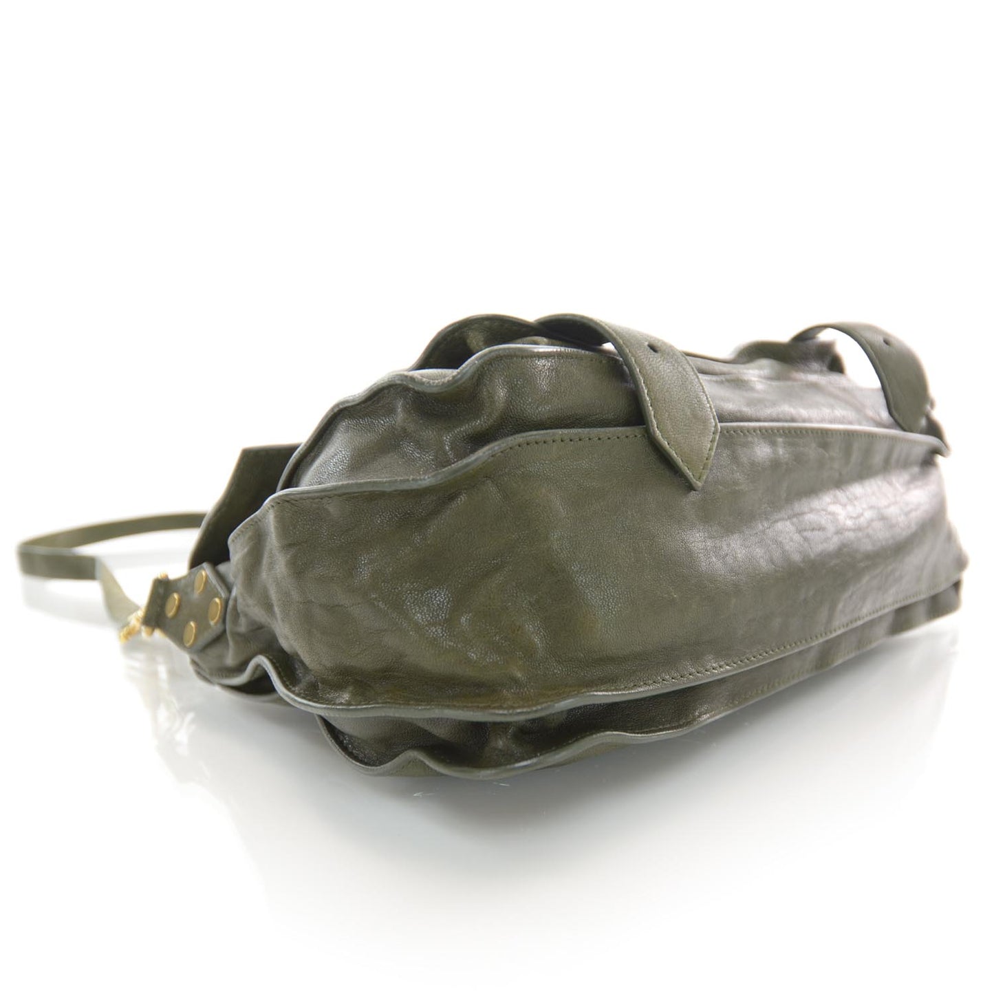 Lambskin PS1 Medium Satchel Military