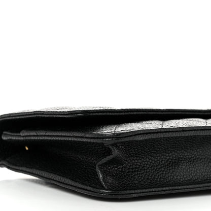 Chanel Caviar Quilted Wallet on Chain WOC Black 10 of 11