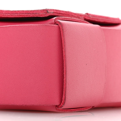 Bottega Veneta Lambskin Maxi Intrecciato Extra Mini Cassette Crossbody Bag Cranberry 8 of 9