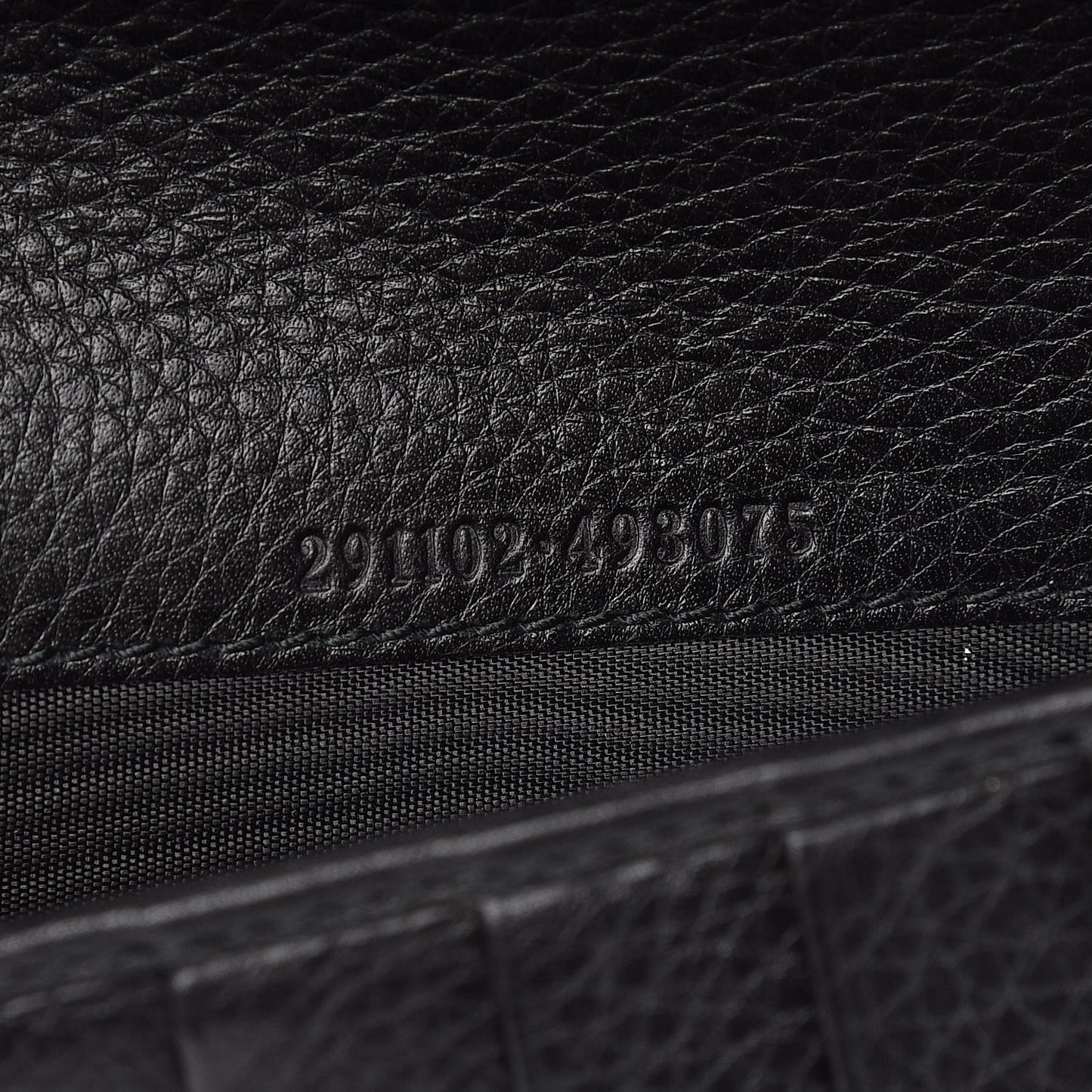 Calfskin Soho Zip Around Wallet Black
