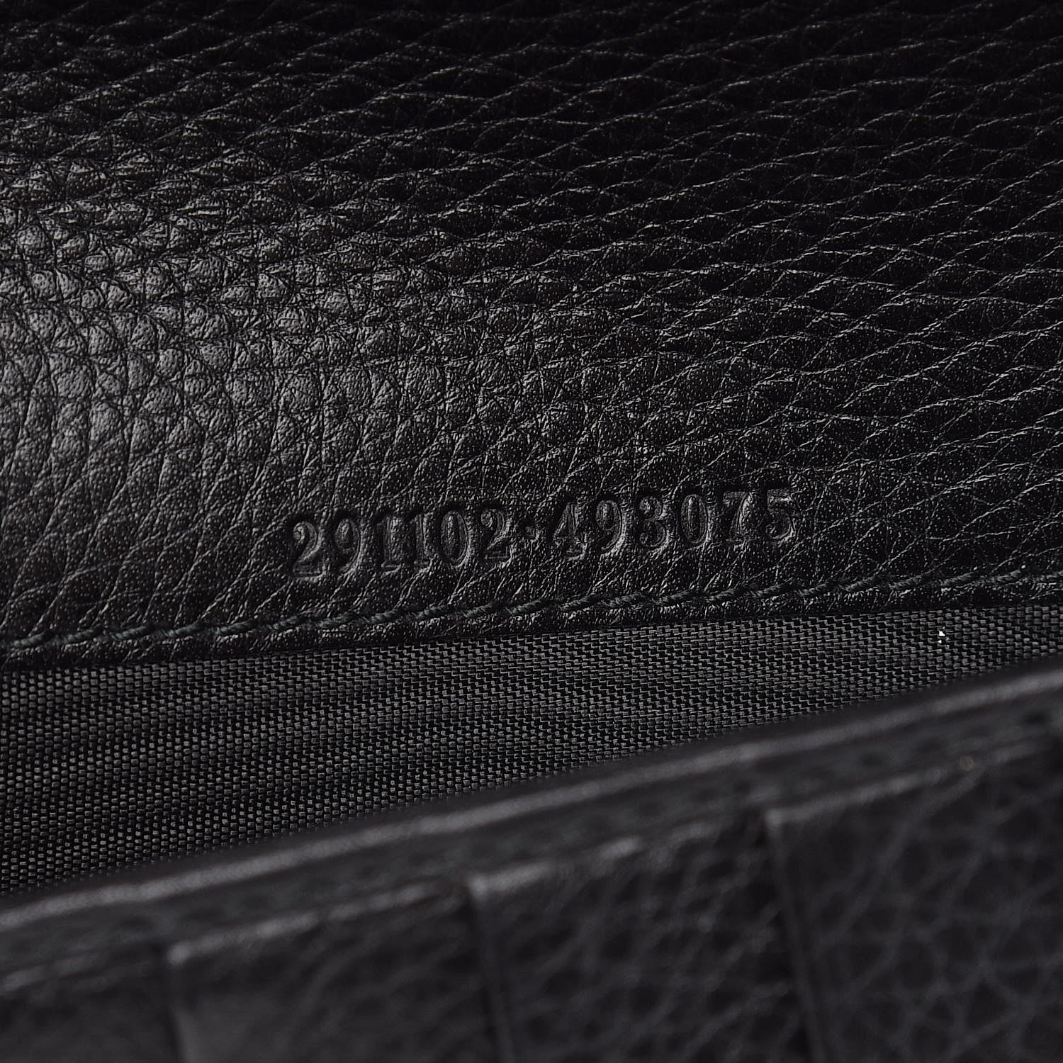 Gucci Calfskin Soho Zip Around Wallet Black 7 of 11