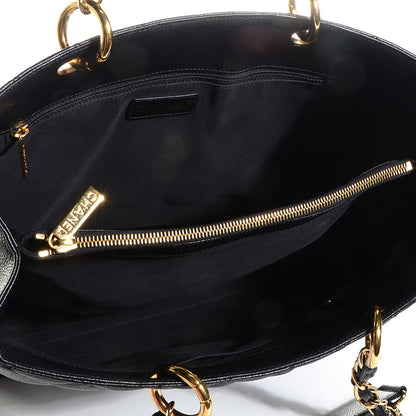 Chanel Caviar Quilted Grand Shopping Tote GST Black 5 of 7