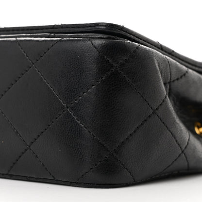 Chanel Lambskin Quilted Small Single Flap Black 11 of 11
