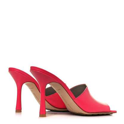 Bottega Veneta Lambskin Stretch Mule Sandals 38 Lollipop 4 of 8