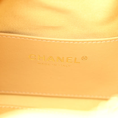 Chanel Metallic Caviar Quilted Mini Chanel 25 Handbag Gold 6 of 11