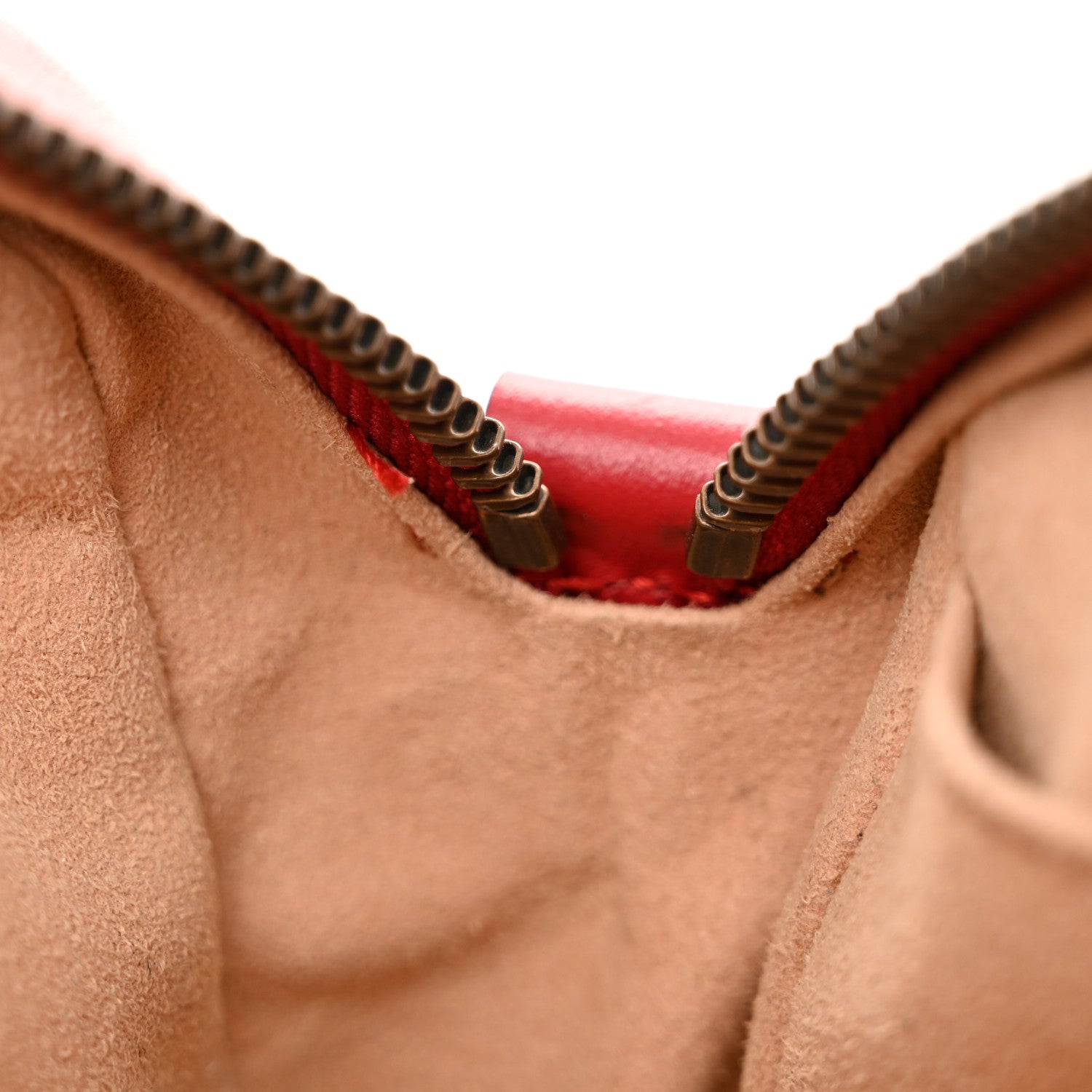 Gucci Calfskin Matelasse Mini GG Marmont Chain Shoulder Bag Hibiscus Red 11 of 14