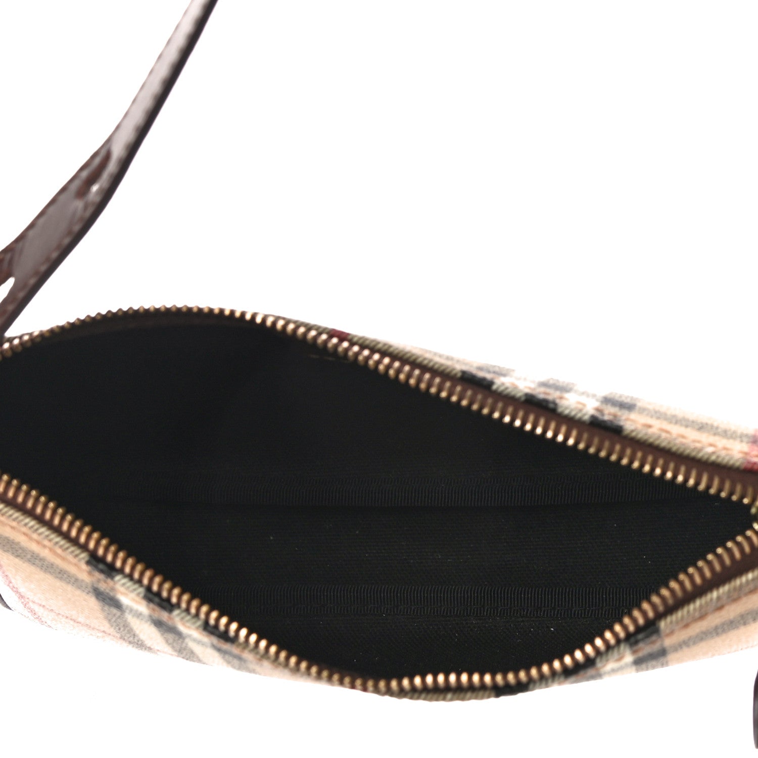 Burberry Haymarket Check Pochette Chocolate 7 of 11