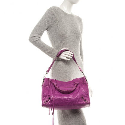Balenciaga Agneau Classic Hardware City Amethyst 2 of 7