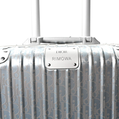 Christian Dior X RIMOWA Aluminum Gradient Cabin Luggage Blue Multi 6 of 9