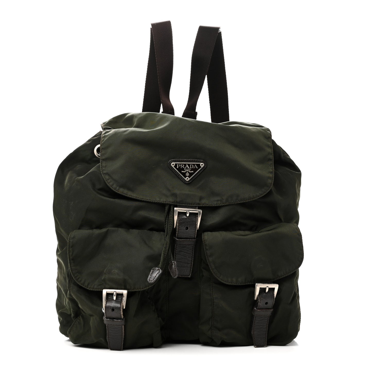 Tessuto Nylon Vela Small Backpack Fumo