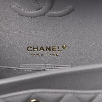 Chanel Caviar Quilted Small Double Flap Grey 6 of 11