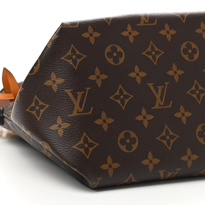 Louis Vuitton Monogram Beaubourg Hobo Mini Bordeaux Red Peach Safran Blue Jean Blue 9 of 10