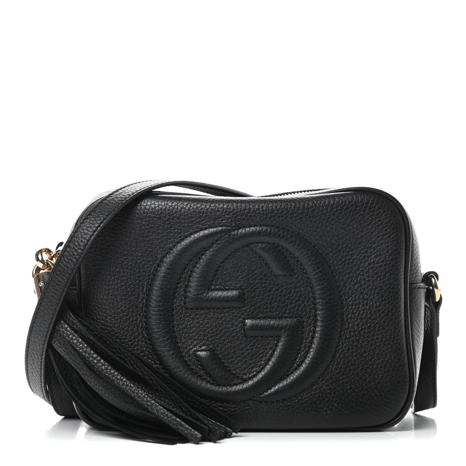Gucci Pebbled Calfskin Small Soho Disco Bag Black 1 of 12