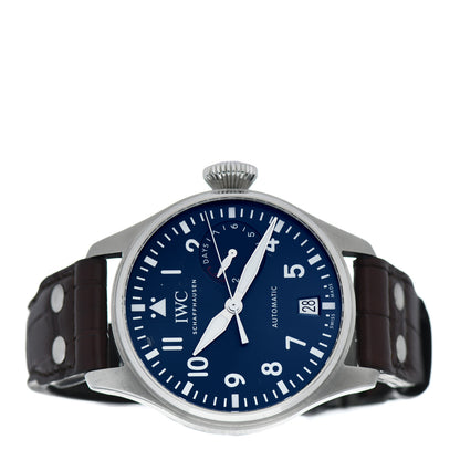 IWC Stainless Steel Calfskin 46mm Big Pilot's “Le Petit Prince” Automatic Watch Blue IW500916 2 of 5