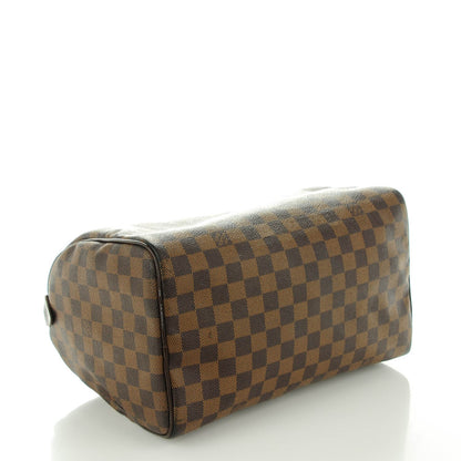Louis Vuitton Damier Ebene Speedy 30 4 of 9