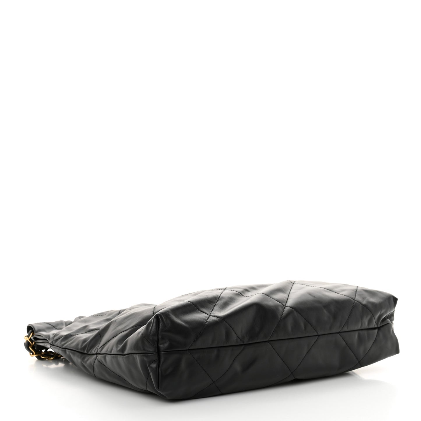 Calfskin Quilted Chanel 22 Black