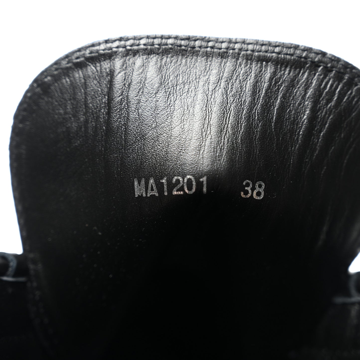 Calfskin Monogram Denim Laureate Platform Desert Boots 38 Grey