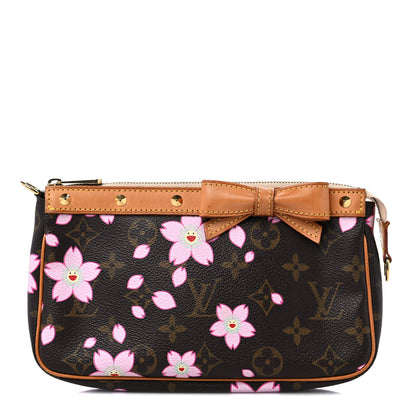 Louis Vuitton Monogram Cherry Blossom Pochette Accessories Brown 1 of 14