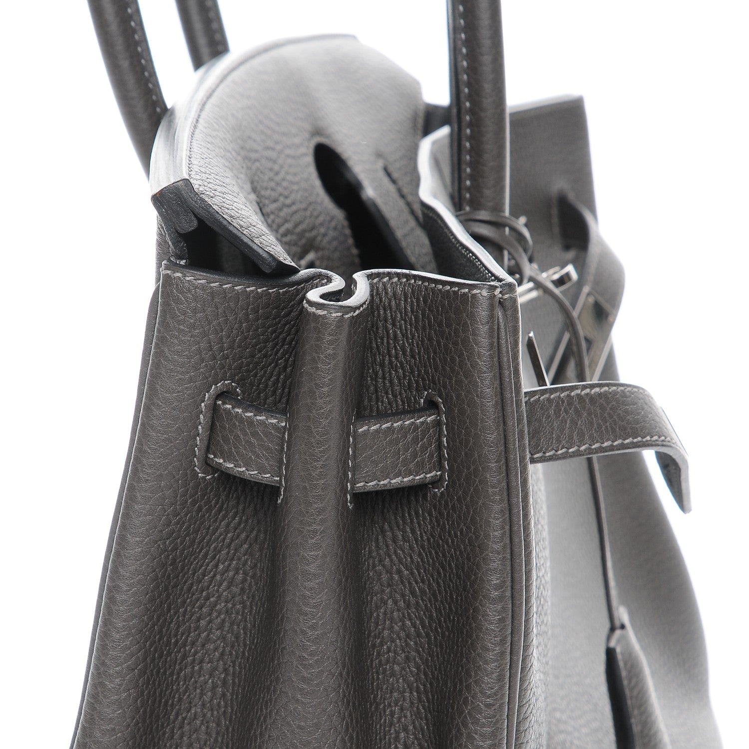 Hermes Taurillon Clemence Birkin 35 Graphite 21 of 24