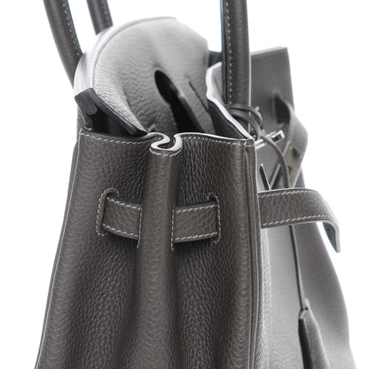 Hermes Taurillon Clemence Birkin 35 Graphite 21 of 24