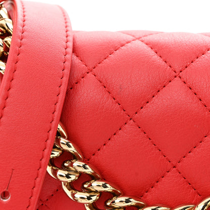 Chanel Caviar Quilted North South Boy Flap Red 11 of 12