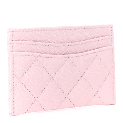 Chanel Caviar Quilted Card Holder Light Pink 3 of 8