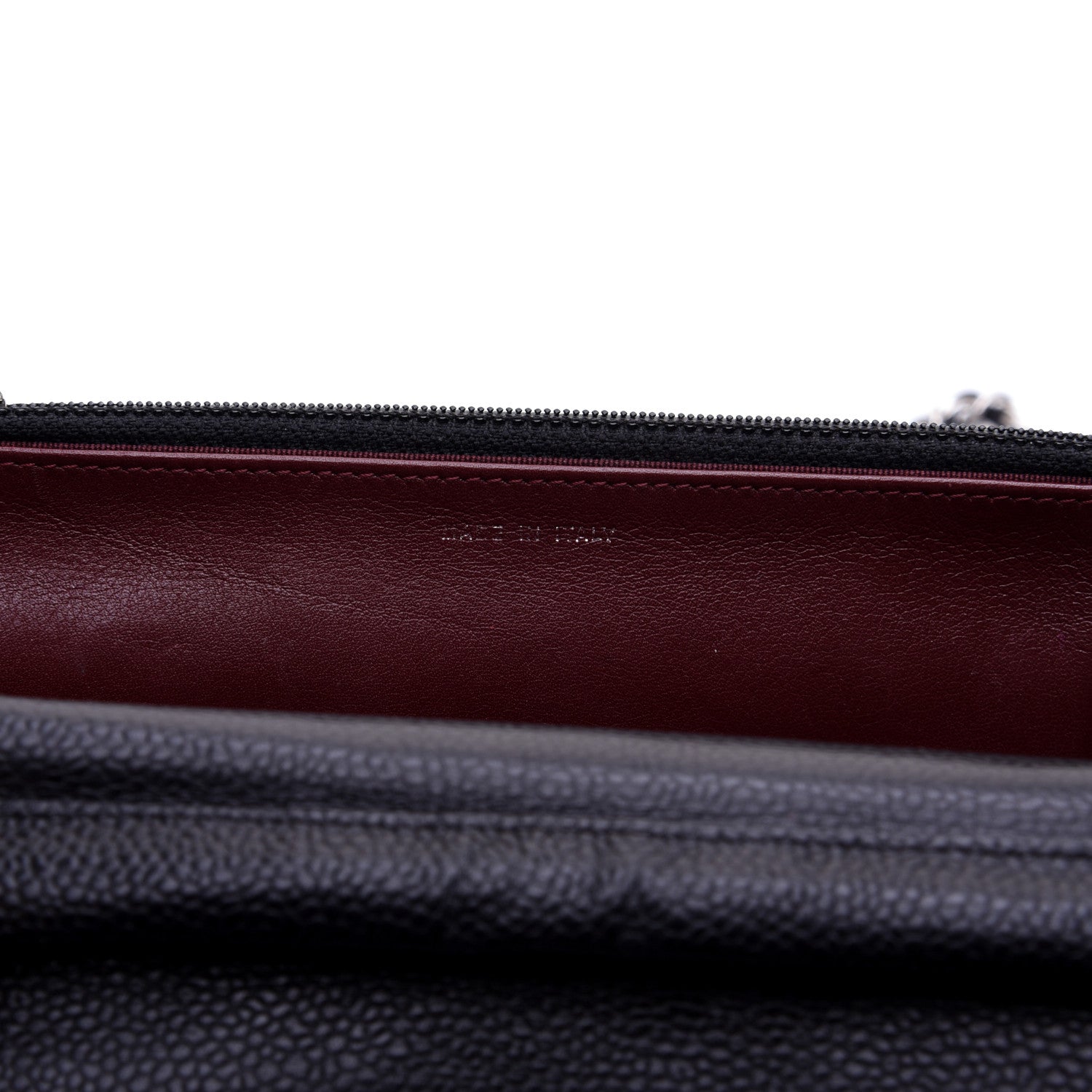 Chanel Caviar Quilted Wallet On Chain WOC Black 9 of 12