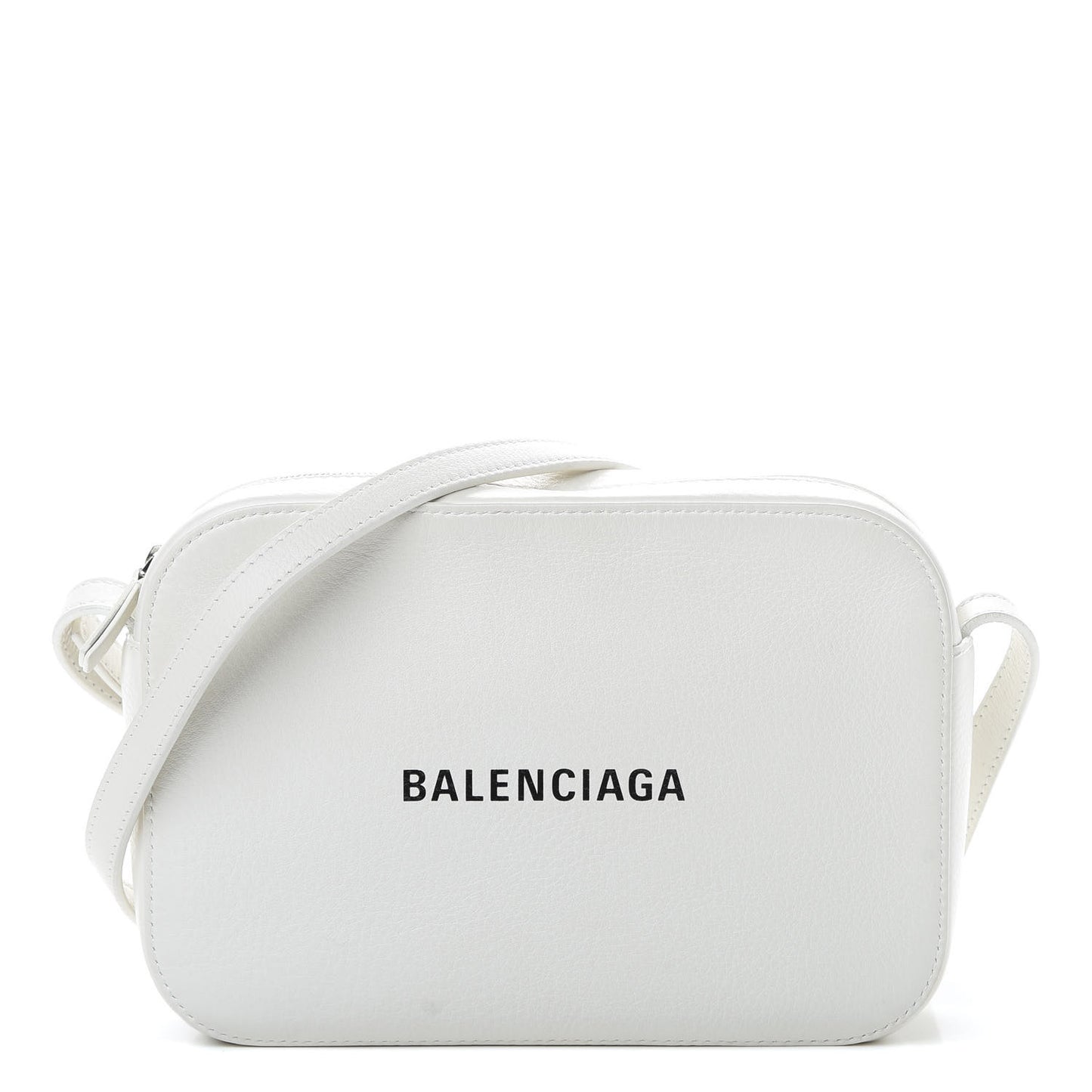 Calfskin Logo S Everyday Camera Bag White