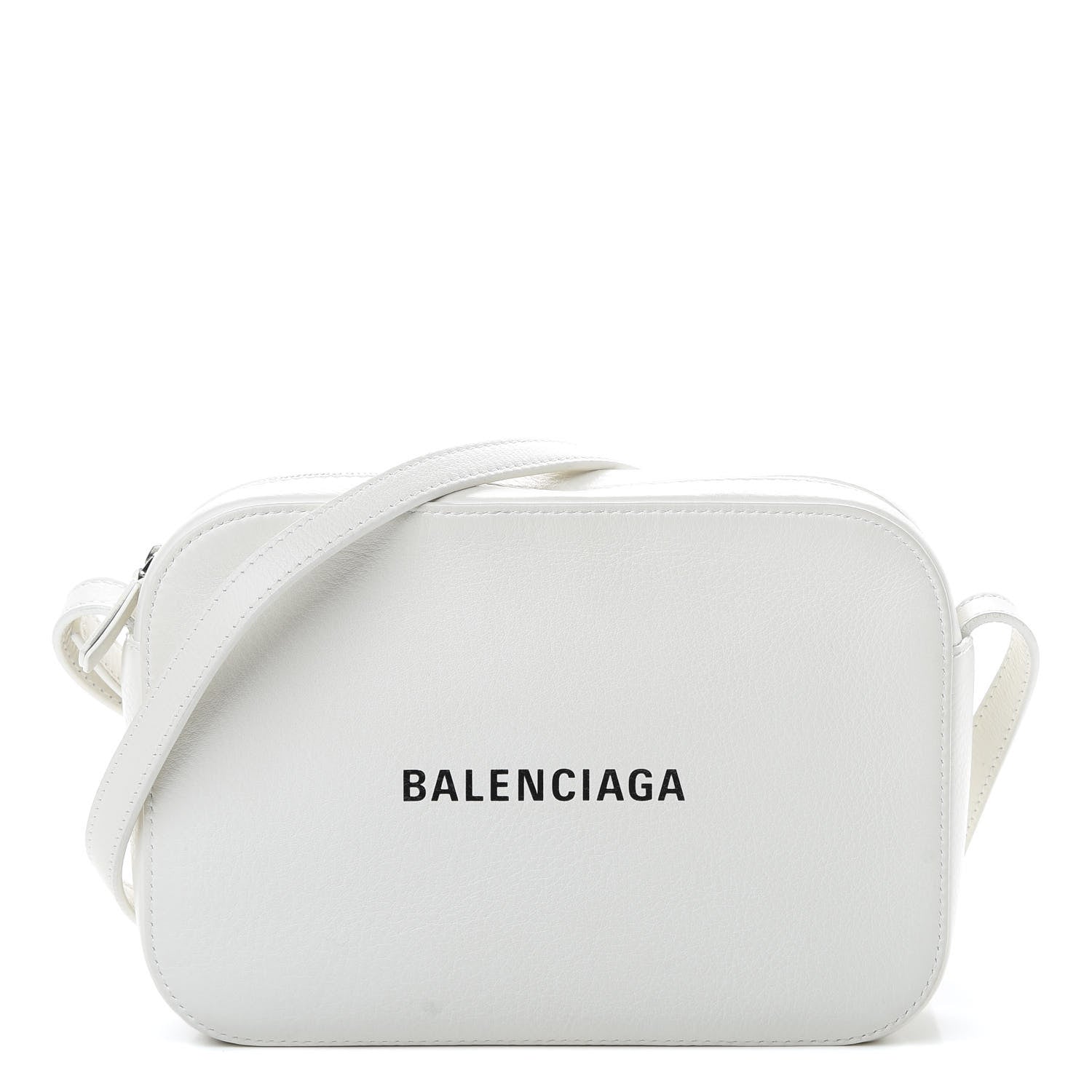 Balenciaga Calfskin Logo S Everyday Camera Bag White 1 of 13