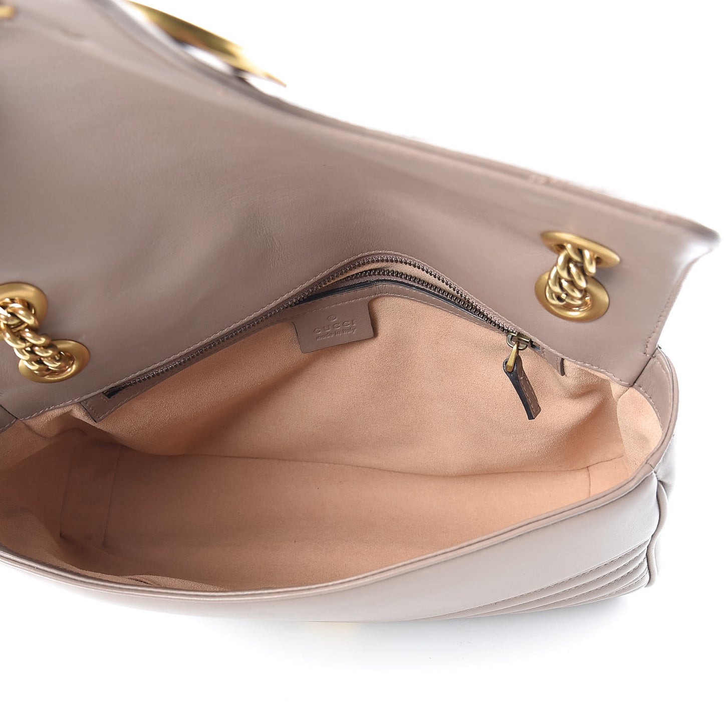 Calfskin Matelasse Medium GG Marmont Shoulder Bag Porcelain Rose