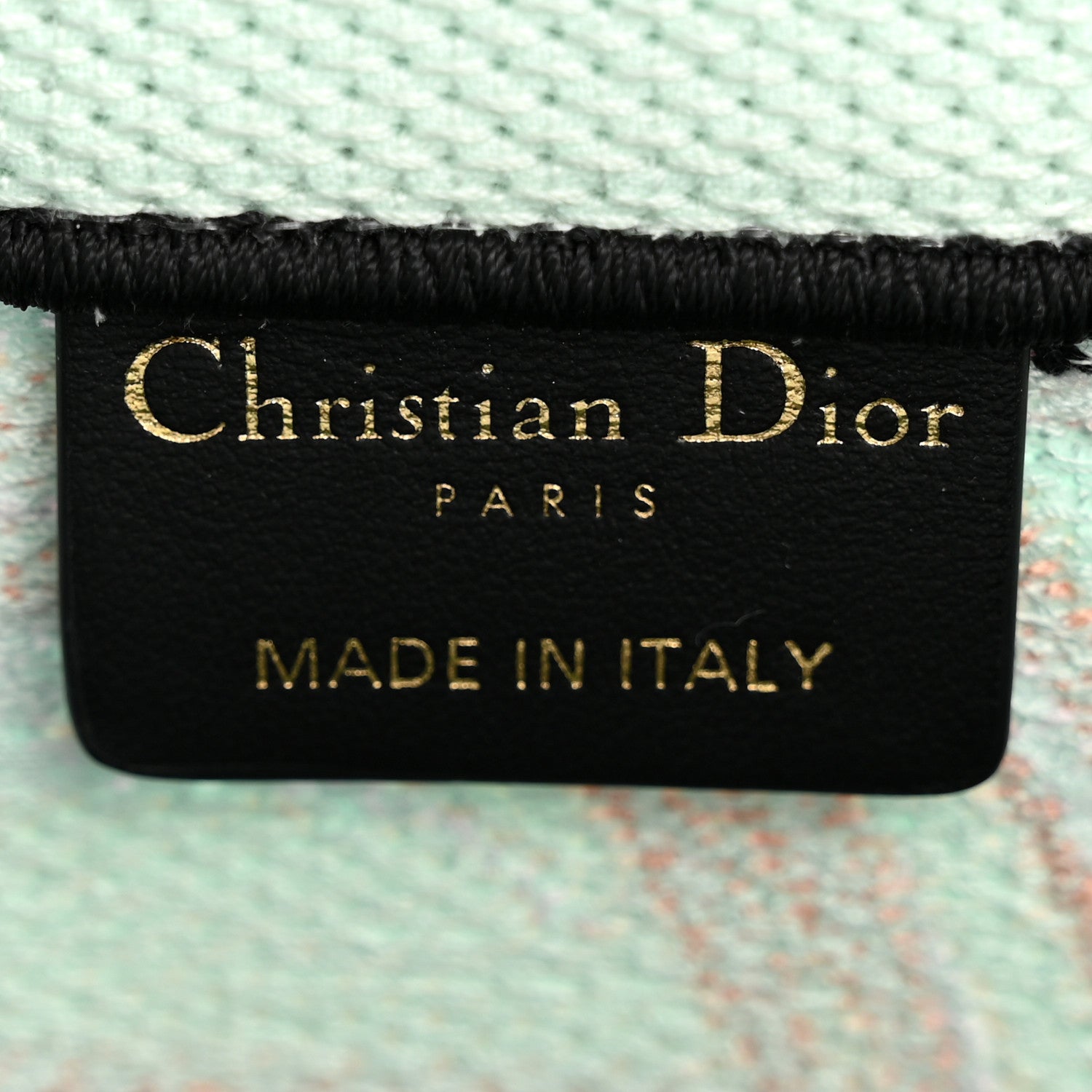 Christian Dior Canvas Embroidered Souvenir Saint Tropez Medium