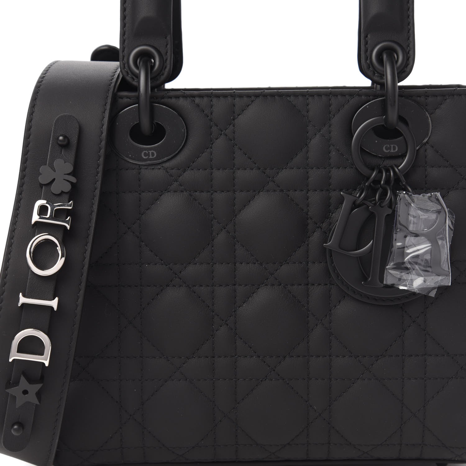 Christian Dior Ultra Matte Calfskin Cannage Small My ABCDior Lady Dior Black 9 of 10