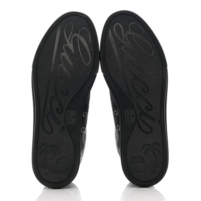Gucci Monogram Mens High Top Sneakers 8 Black 5 of 12