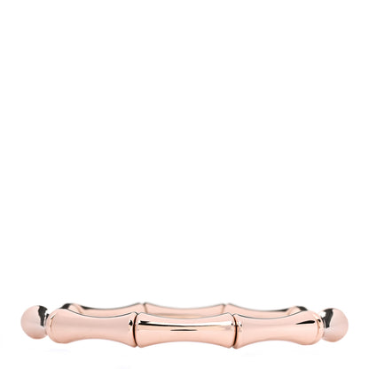 Gucci 18K Rose Gold Medium Bamboo Spring Bracelet 17 3 of 5