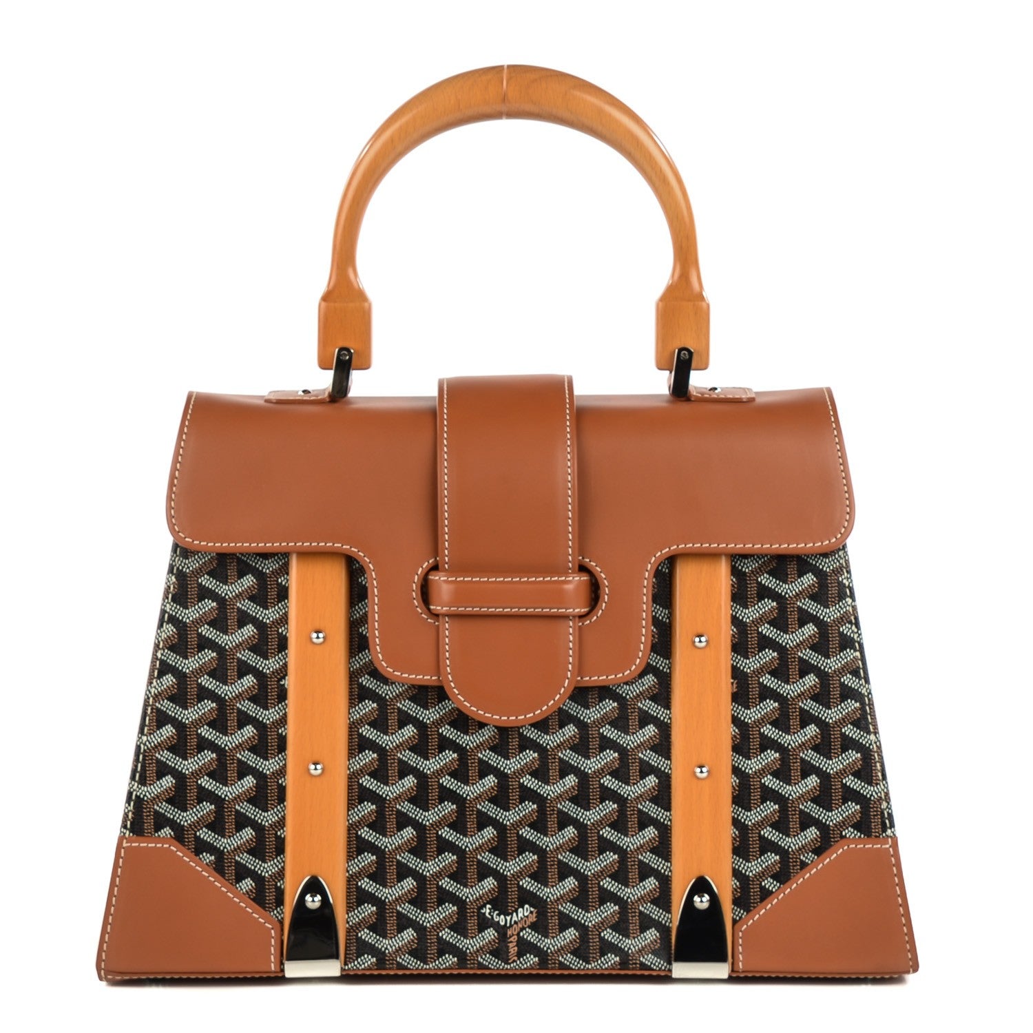 Goyard Goyardine Saigon MM Black Gold 1 of 7