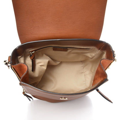 Chloe Suede Calfskin Medium Faye Backpack Tobacco 5 of 9