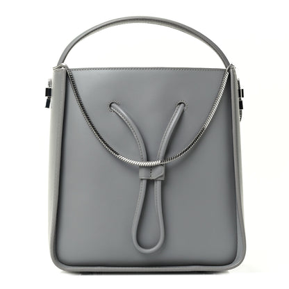 3.1 Phillip Lim Smooth Calfskin Small Soleil Bucket Bag Cement 1 of 5