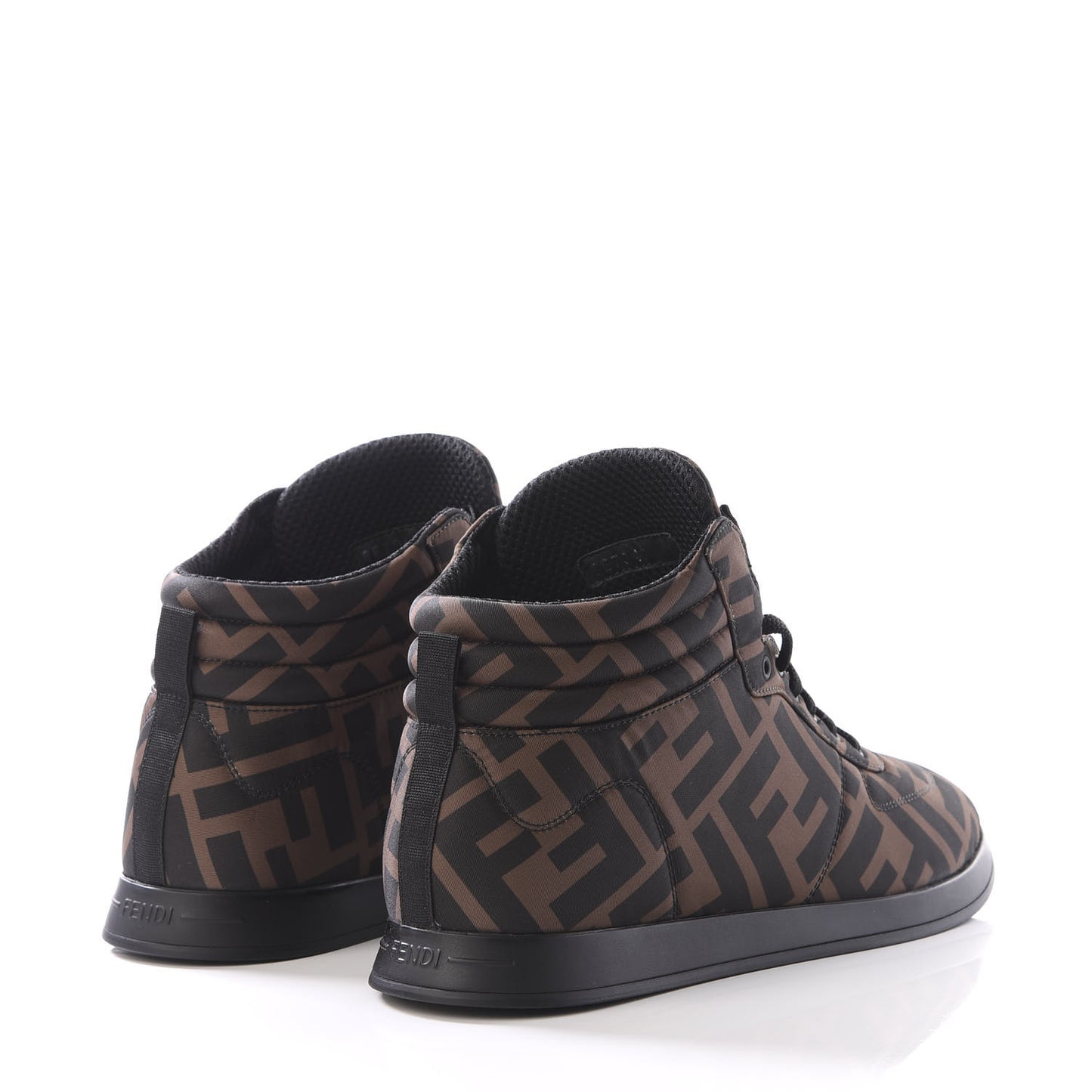Nylon FF Reloaded High Top Sneakers 41 Tobacco Black