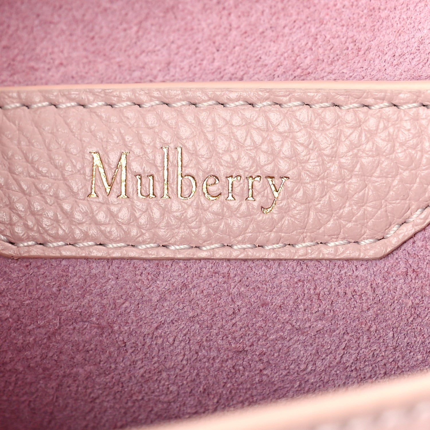 Mulberry Small Classic Grain Small Amberley Satchel Lilac 6 of 8