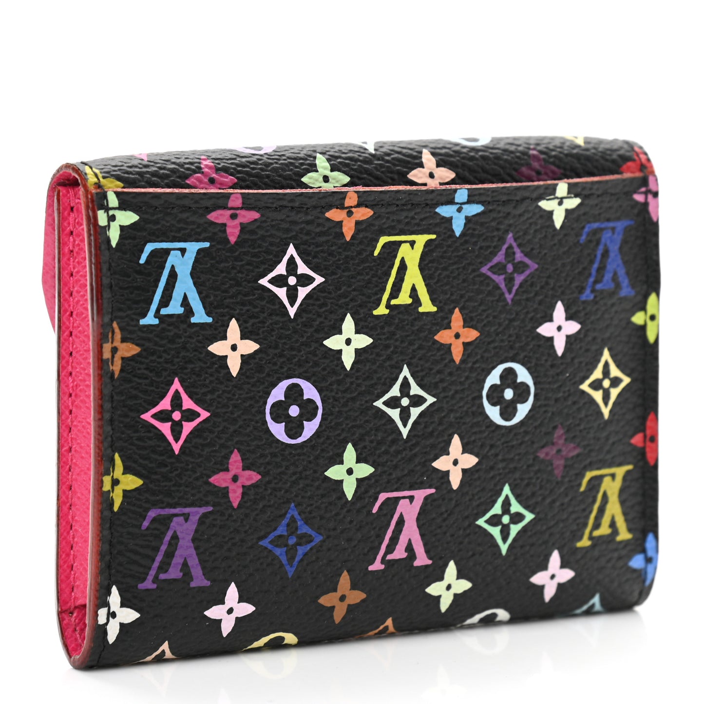 Monogram Multicolor Business Card Holder Black Grenade