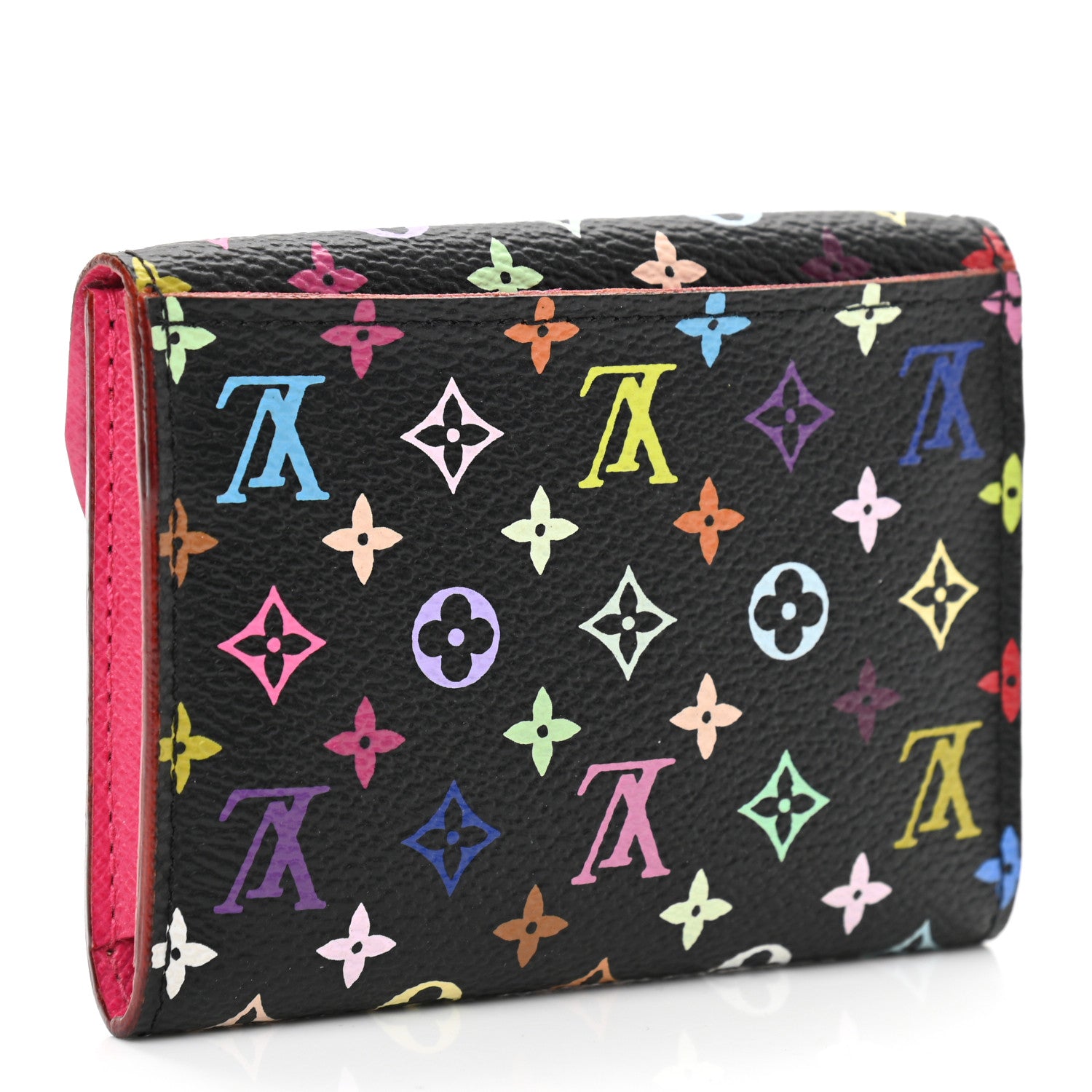 Louis Vuitton Monogram Multicolor Business Card Holder Black Grenade 3 of 10