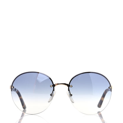 Prada Metal Round Sunglasses SPR 68V Blue 2 of 8