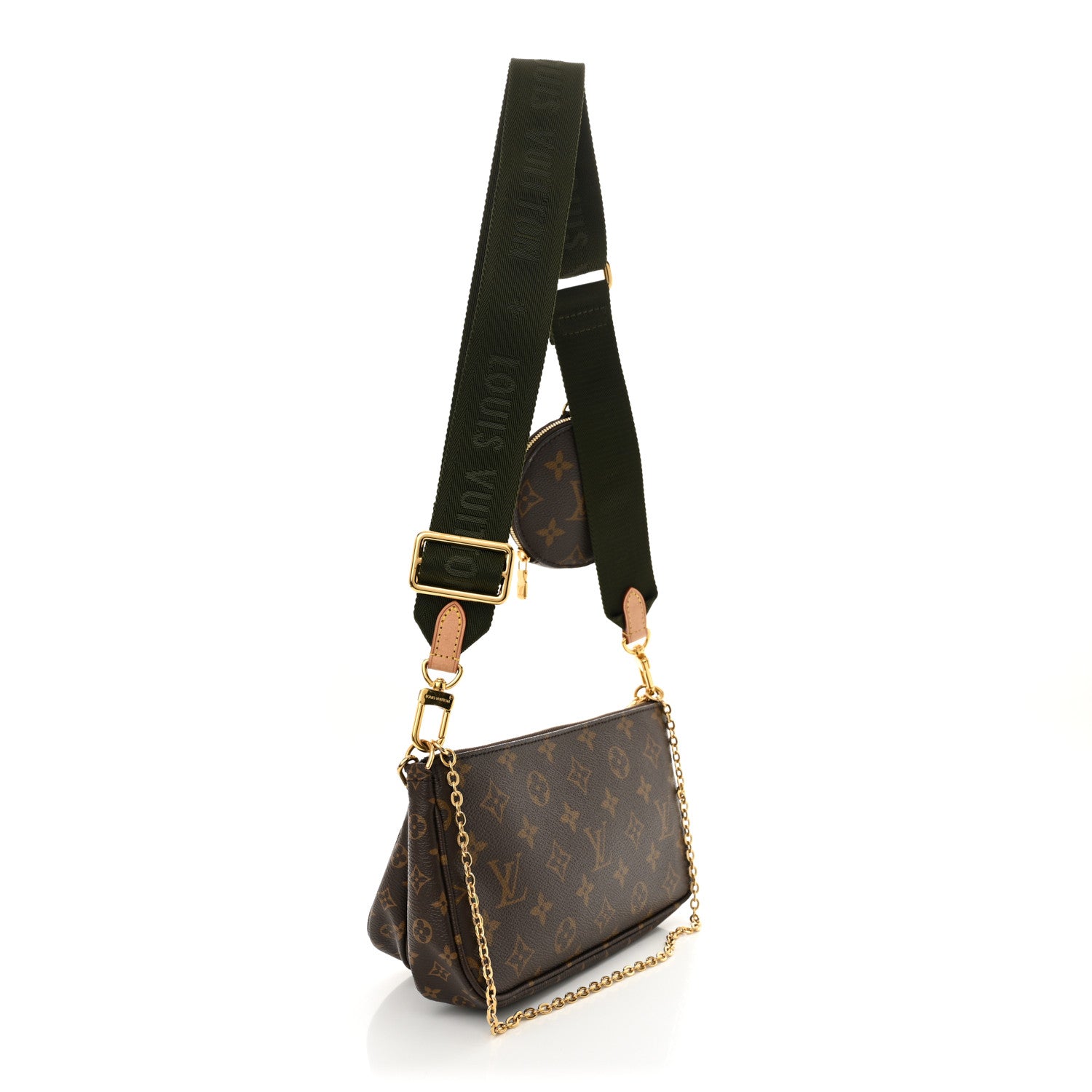Louis Vuitton Monogram Multi Pochette Accessories Kaki 3 of 10