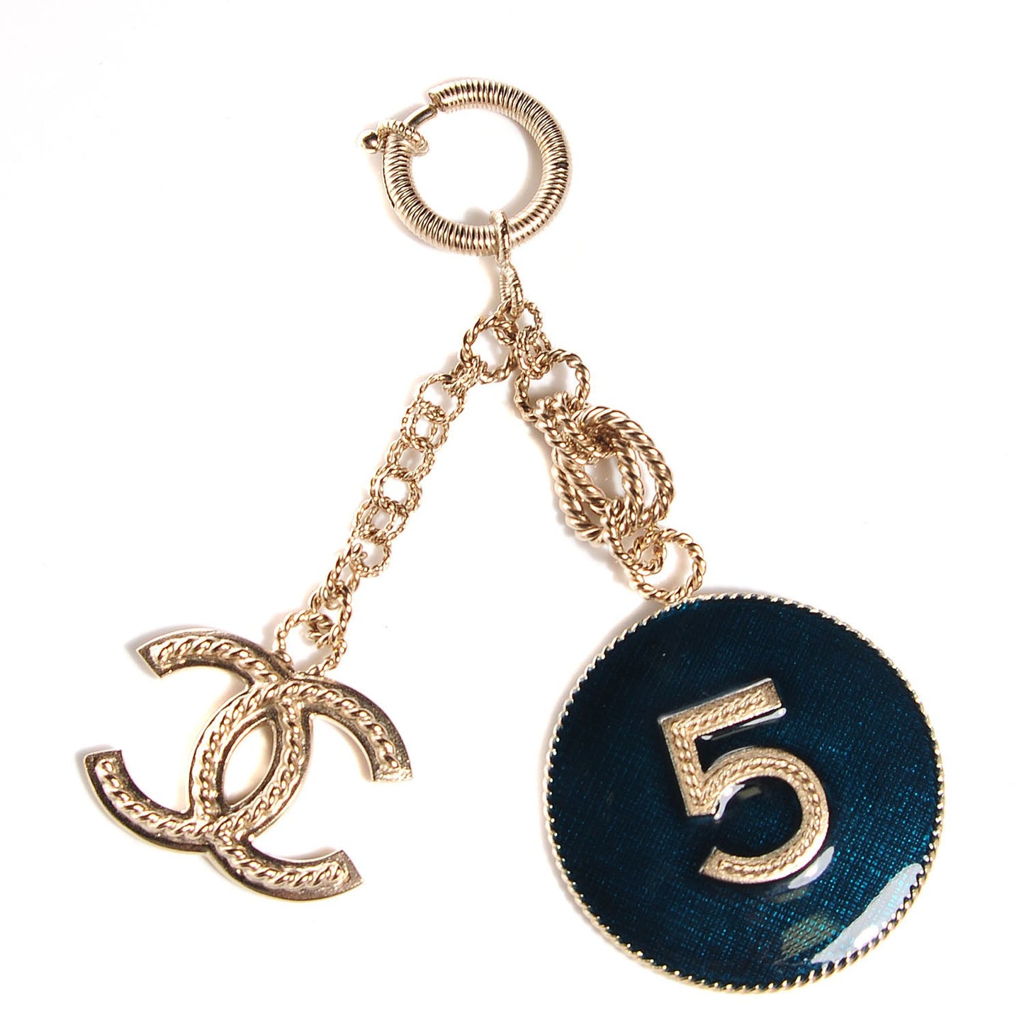 CC N°5 Bag Charm Light Gold