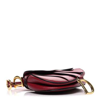 Christian Dior Calfskin Mini Saddle Bag Red 4 of 10