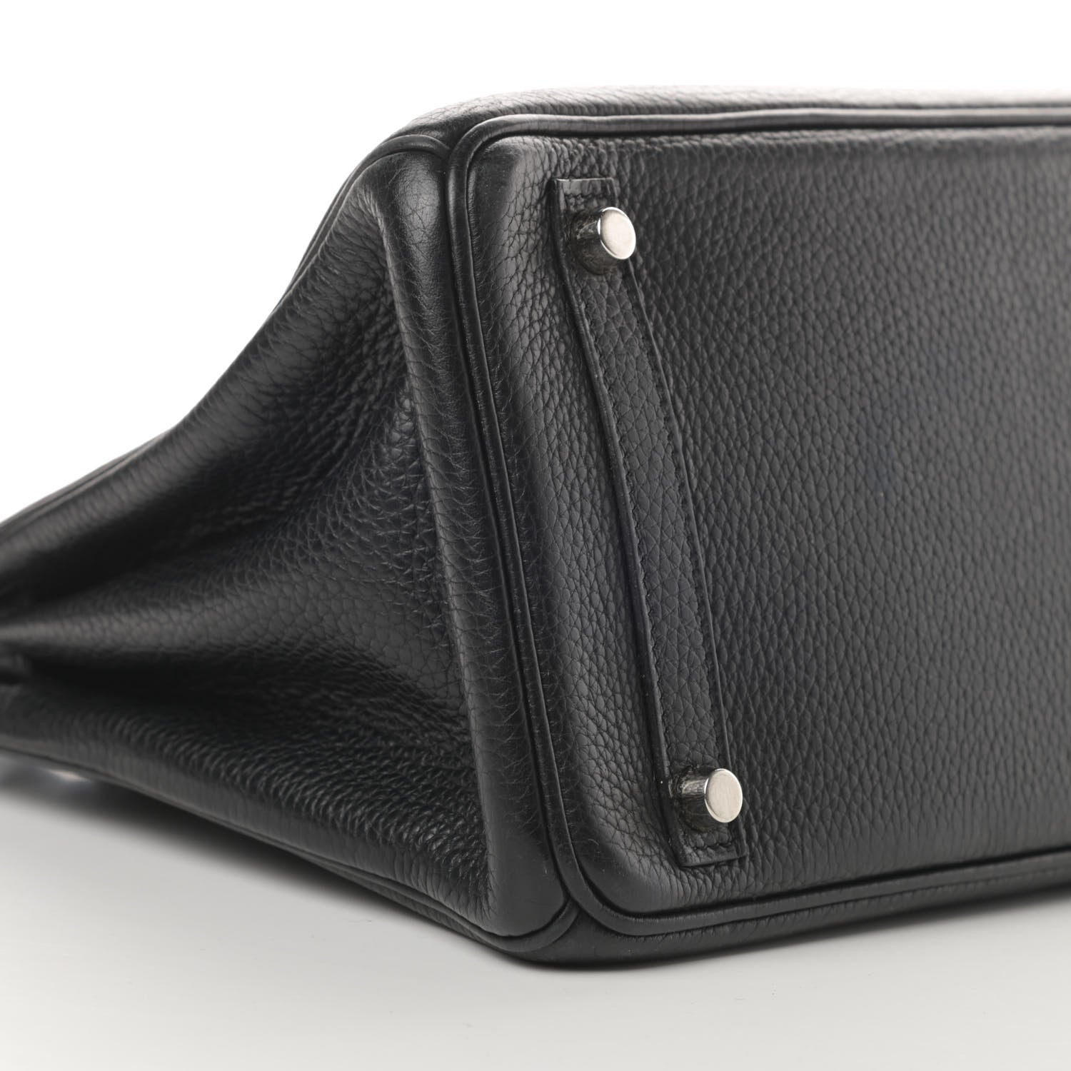 Hermes Taurillon Clemence Birkin 30 Black 9 of 15