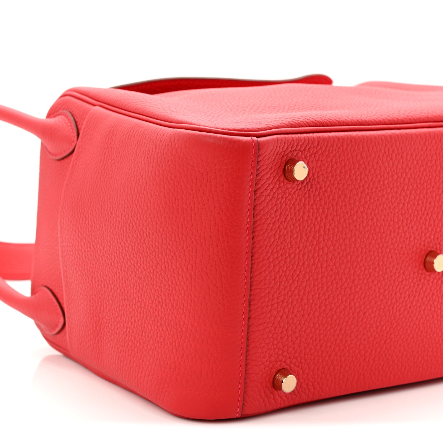 Hermes Taurillon Clemence Lindy 30 Rouge Casaque 9 of 11