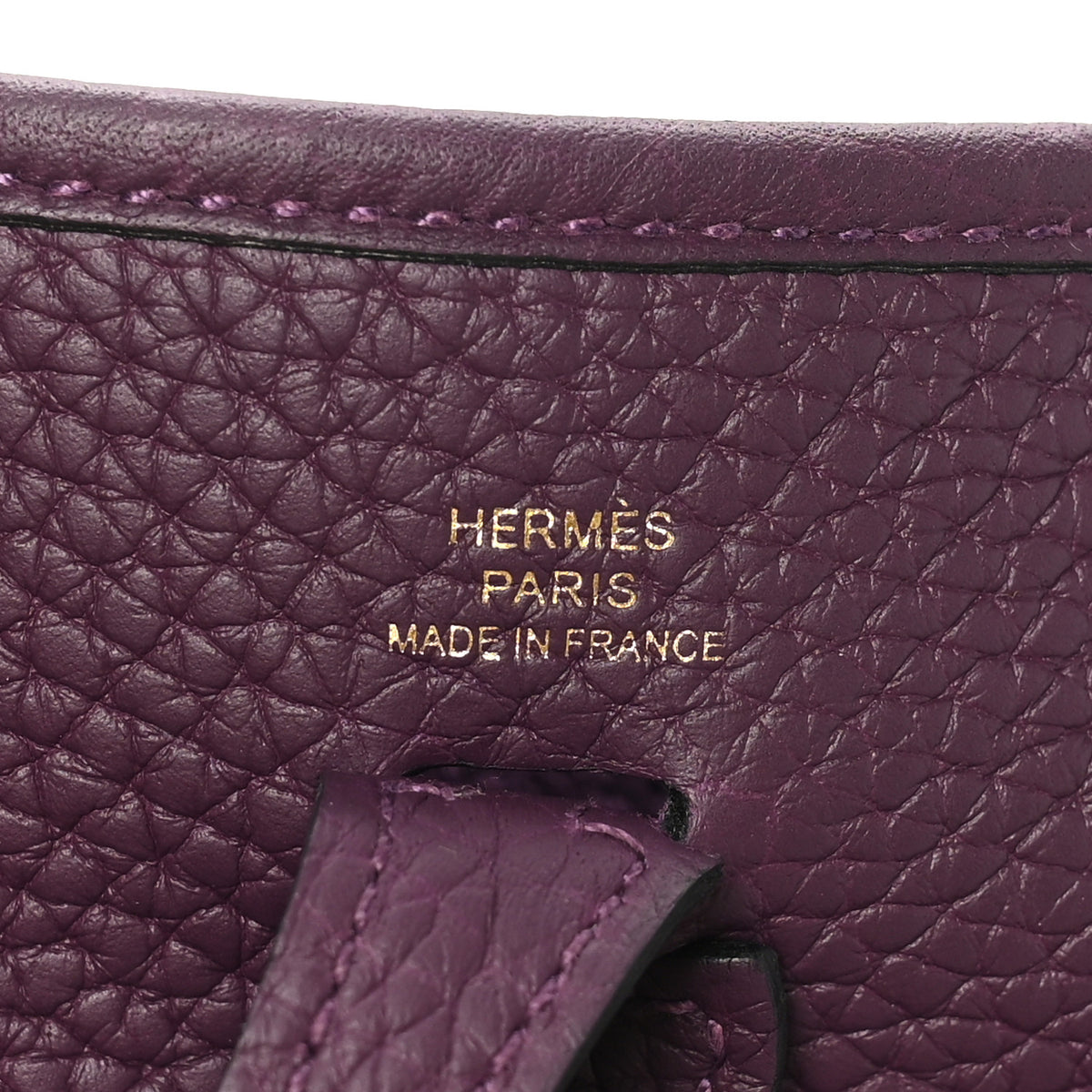 Hermes Taurillon Clemence Amazone Evelyne TPM Anemone Rouge Grenat 7 of 10